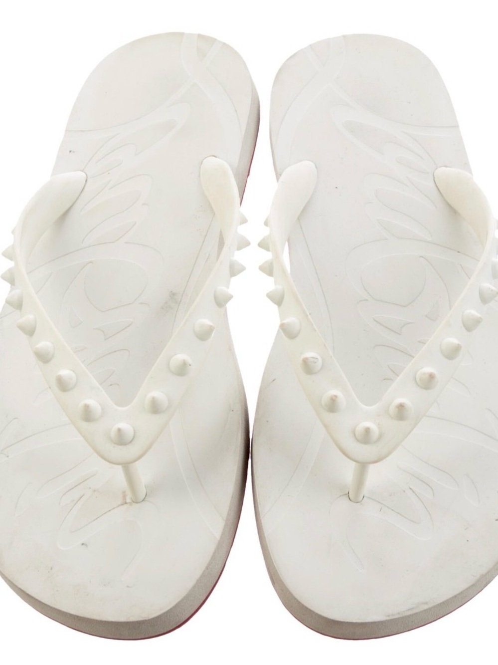 Christian Louboutin's 'Loubi Flip' flip flops - box & dust bag included! - Picture 2 of 4
